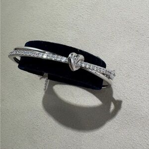 Swarovski Silver Knot Design Bracelet
